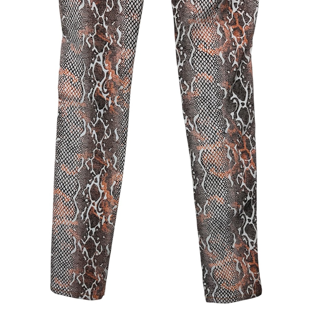 Swank A PoshStatement Snakeskin Print Pants Size L | Stretchy Skinny Fit - Picture 5 of 8